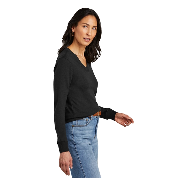 Brooks Brothers Women's Washable Merino V-Neck Sweater - Brooks Brothers Women's Washable Merino V-Neck Sweater - Image 2 of 19