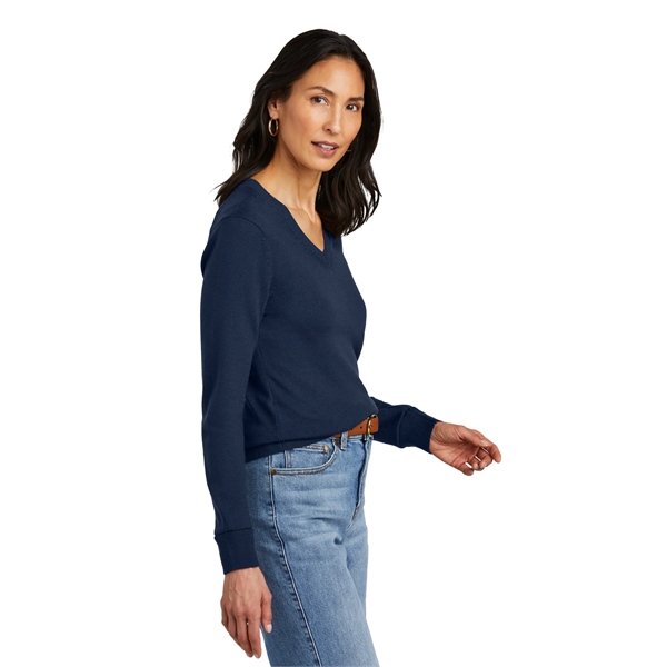 Brooks Brothers Women's Washable Merino V-Neck Sweater - Brooks Brothers Women's Washable Merino V-Neck Sweater - Image 6 of 19