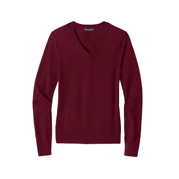 Brooks Brothers Women's Washable Merino V-Neck Sweater - Brooks Brothers Women's Washable Merino V-Neck Sweater - Image 12 of 19