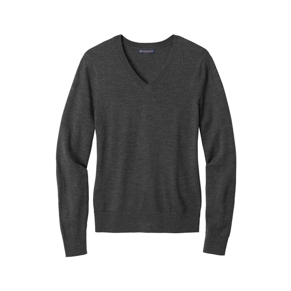 Brooks Brothers Women's Washable Merino V-Neck Sweater - Brooks Brothers Women's Washable Merino V-Neck Sweater - Image 17 of 19