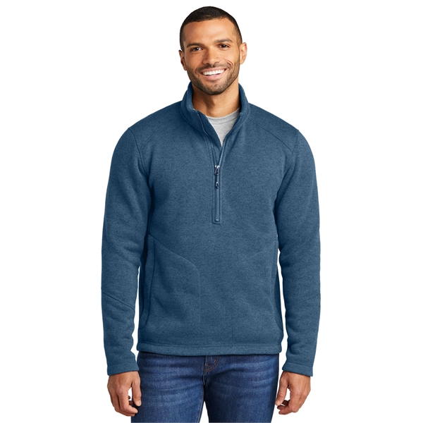 Port Authority Arc Sweater Fleece 1/4-Zip - Port Authority Arc Sweater Fleece 1/4-Zip - Image 15 of 19