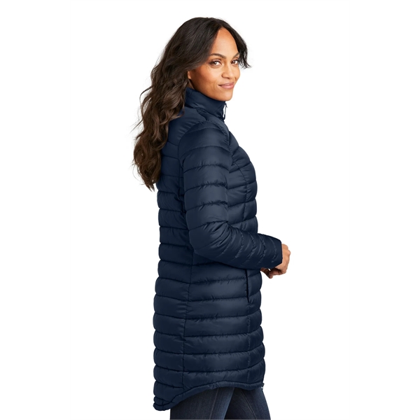 Port Authority Women's Horizon Puffy Long Jacket - Port Authority Women's Horizon Puffy Long Jacket - Image 12 of 14
