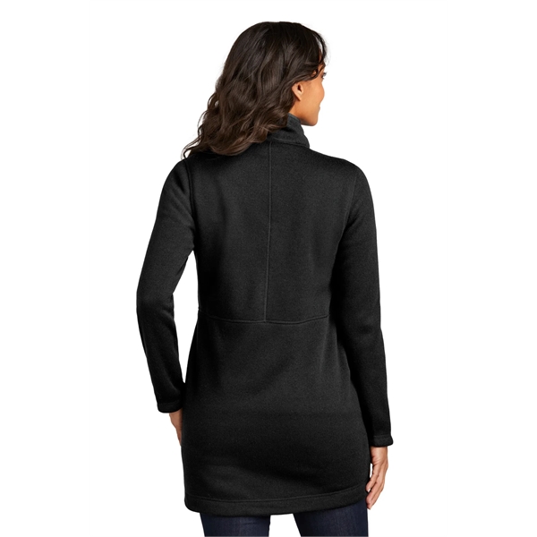 Port Authority Women's Arc Sweater Fleece Long Jacket - Port Authority Women's Arc Sweater Fleece Long Jacket - Image 10 of 14