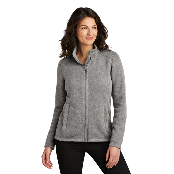 Port Authority Women's Arc Sweater Fleece Jacket - Port Authority Women's Arc Sweater Fleece Jacket - Image 0 of 19