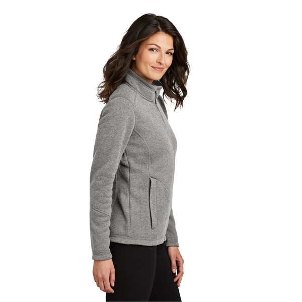 Port Authority Women's Arc Sweater Fleece Jacket - Port Authority Women's Arc Sweater Fleece Jacket - Image 2 of 19