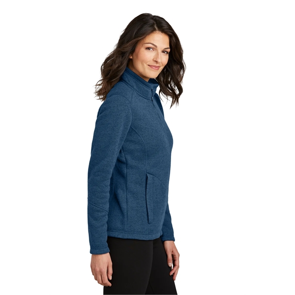 Port Authority Women's Arc Sweater Fleece Jacket - Port Authority Women's Arc Sweater Fleece Jacket - Image 11 of 19