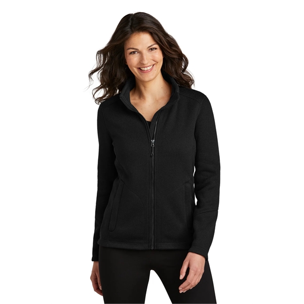 Port Authority Women's Arc Sweater Fleece Jacket - Port Authority Women's Arc Sweater Fleece Jacket - Image 14 of 19