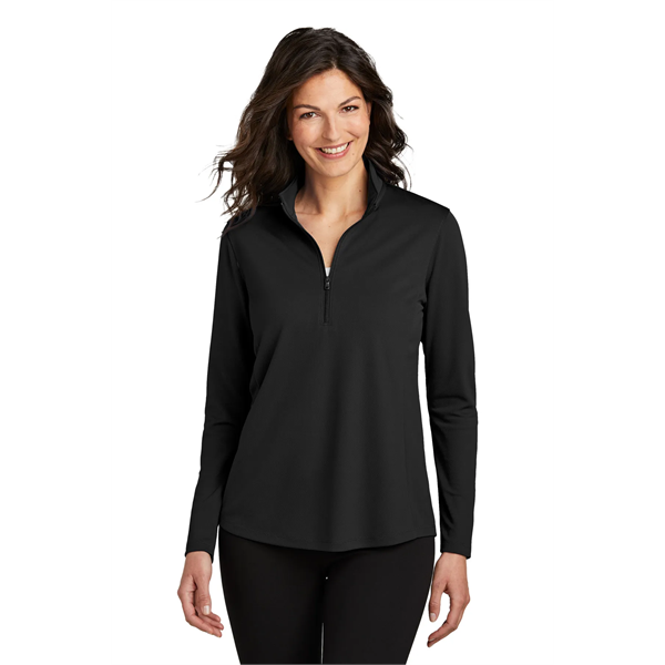 Port Authority Women's Dry Zone UV Micro-Mesh 1/4-Zip - Port Authority Women's Dry Zone UV Micro-Mesh 1/4-Zip - Image 0 of 24