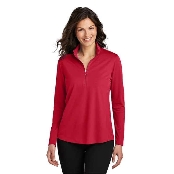 Port Authority Women's Dry Zone UV Micro-Mesh 1/4-Zip - Port Authority Women's Dry Zone UV Micro-Mesh 1/4-Zip - Image 9 of 24