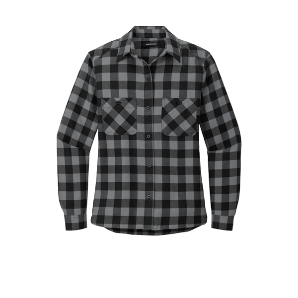 Port Authority Women's Plaid Flannel Shirt - Port Authority Women's Plaid Flannel Shirt - Image 3 of 24
