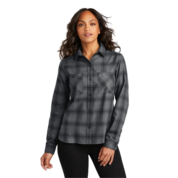 Port Authority Women's Plaid Flannel Shirt - Port Authority Women's Plaid Flannel Shirt - Image 4 of 24
