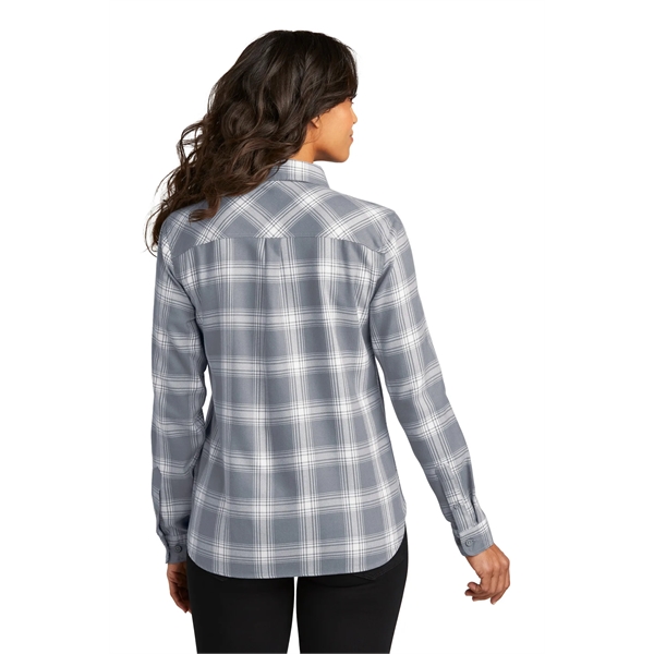 Port Authority Women's Plaid Flannel Shirt - Port Authority Women's Plaid Flannel Shirt - Image 10 of 24