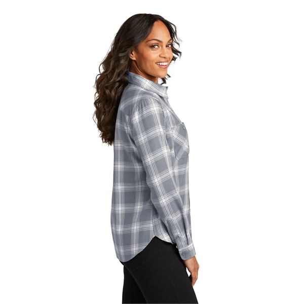 Port Authority Women's Plaid Flannel Shirt - Port Authority Women's Plaid Flannel Shirt - Image 11 of 24