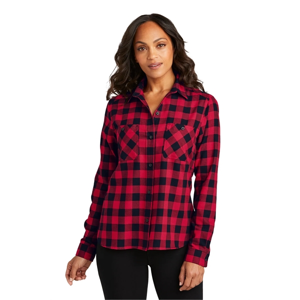 Port Authority Women's Plaid Flannel Shirt - Port Authority Women's Plaid Flannel Shirt - Image 14 of 24