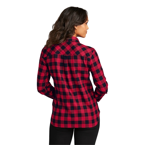 Port Authority Women's Plaid Flannel Shirt - Port Authority Women's Plaid Flannel Shirt - Image 15 of 24