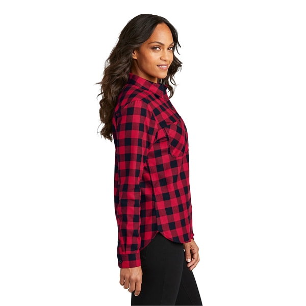 Port Authority Women's Plaid Flannel Shirt - Port Authority Women's Plaid Flannel Shirt - Image 16 of 24