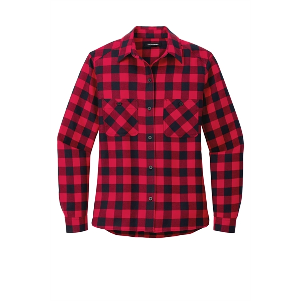 Port Authority Women's Plaid Flannel Shirt - Port Authority Women's Plaid Flannel Shirt - Image 17 of 24