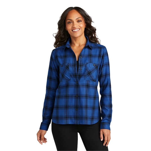 Port Authority Women's Plaid Flannel Shirt - Port Authority Women's Plaid Flannel Shirt - Image 19 of 24