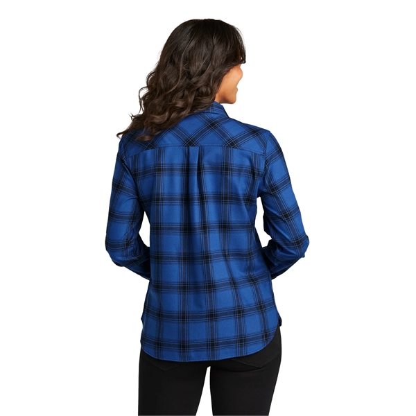 Port Authority Women's Plaid Flannel Shirt - Port Authority Women's Plaid Flannel Shirt - Image 20 of 24