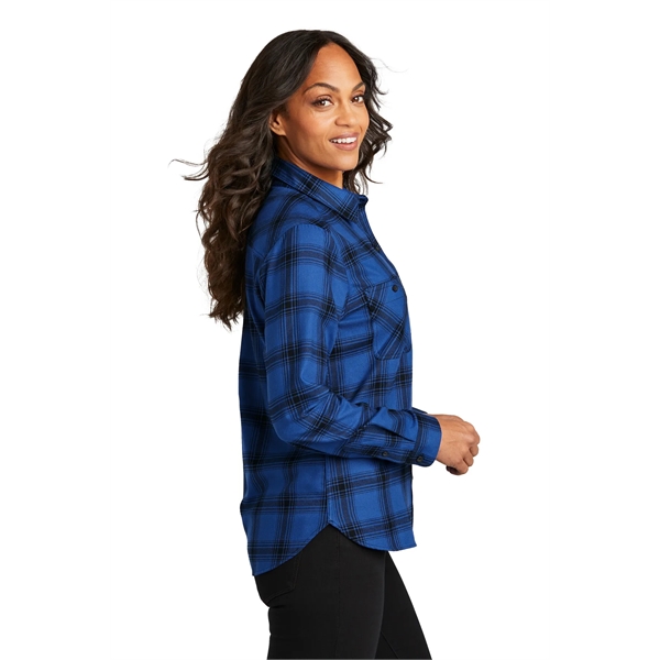 Port Authority Women's Plaid Flannel Shirt - Port Authority Women's Plaid Flannel Shirt - Image 21 of 24