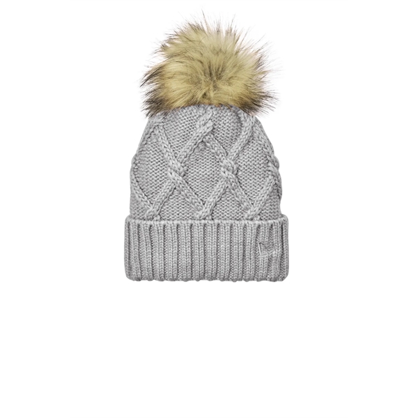 New Era Faux Fur Pom Beanie - New Era Faux Fur Pom Beanie - Image 0 of 7