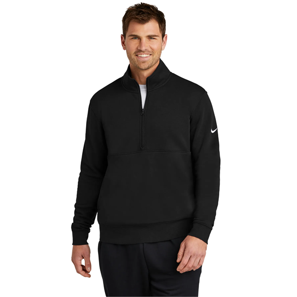 Nike Club Fleece Sleeve Swoosh 1/2-Zip - Nike Club Fleece Sleeve Swoosh 1/2-Zip - Image 4 of 34