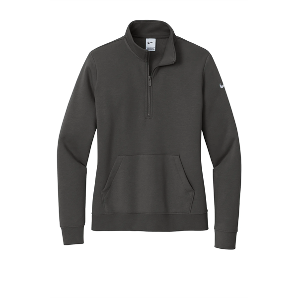 Nike Women's Club Fleece Sleeve Swoosh 1/2-Zip - Nike Women's Club Fleece Sleeve Swoosh 1/2-Zip - Image 3 of 33