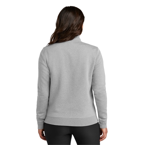 Nike Women's Club Fleece Sleeve Swoosh 1/2-Zip - Nike Women's Club Fleece Sleeve Swoosh 1/2-Zip - Image 10 of 33