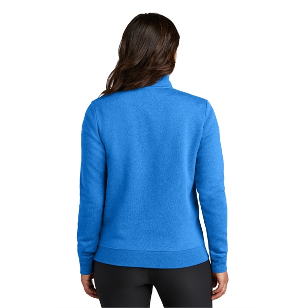 Nike Women's Club Fleece Sleeve Swoosh 1/2-Zip - Nike Women's Club Fleece Sleeve Swoosh 1/2-Zip - Image 19 of 33