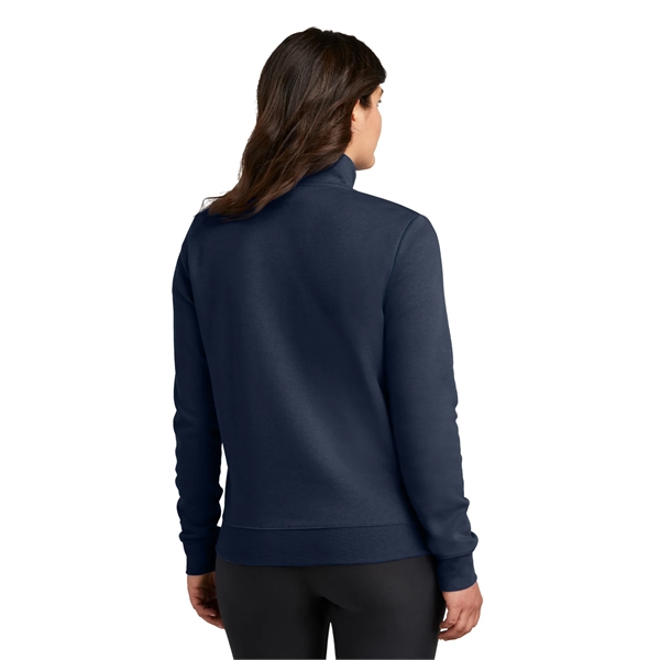 Nike Women's Club Fleece Sleeve Swoosh 1/2-Zip - Nike Women's Club Fleece Sleeve Swoosh 1/2-Zip - Image 24 of 33