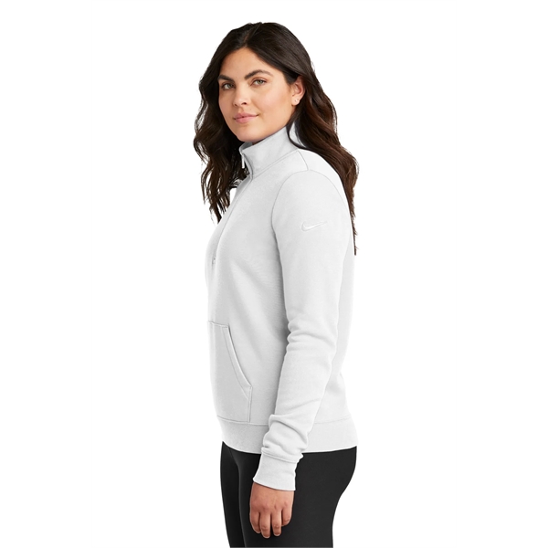 Nike Women's Club Fleece Sleeve Swoosh 1/2-Zip - Nike Women's Club Fleece Sleeve Swoosh 1/2-Zip - Image 30 of 33