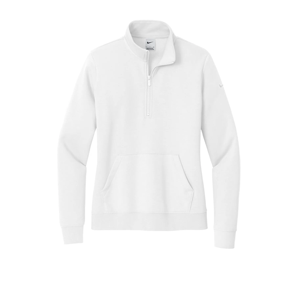 Nike Women's Club Fleece Sleeve Swoosh 1/2-Zip - Nike Women's Club Fleece Sleeve Swoosh 1/2-Zip - Image 31 of 33