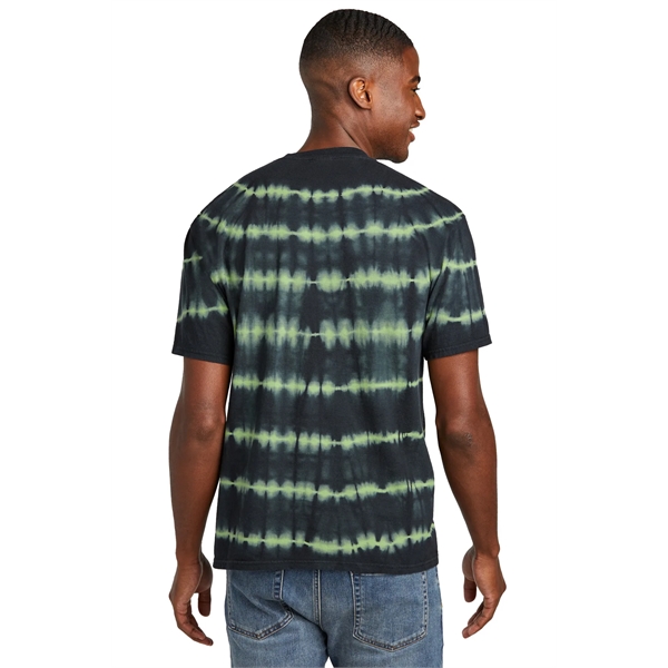 Port & Company Allover Stripe Tie-Dye Tee - Port & Company Allover Stripe Tie-Dye Tee - Image 1 of 29