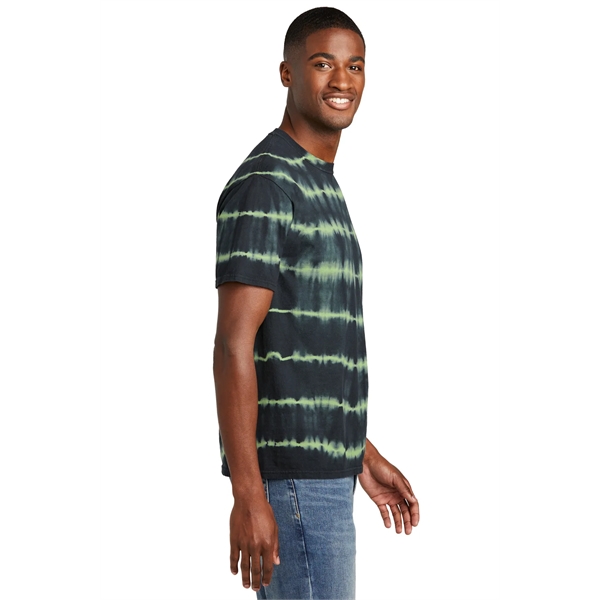 Port & Company Allover Stripe Tie-Dye Tee - Port & Company Allover Stripe Tie-Dye Tee - Image 2 of 29