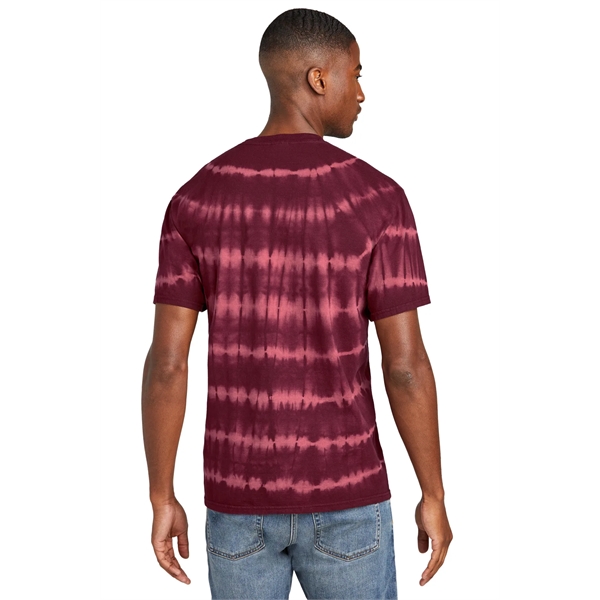 Port & Company Allover Stripe Tie-Dye Tee - Port & Company Allover Stripe Tie-Dye Tee - Image 5 of 29