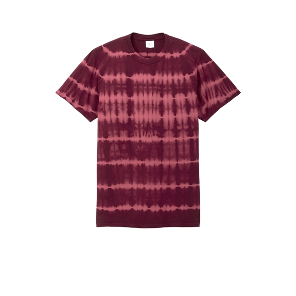 Port & Company Allover Stripe Tie-Dye Tee - Port & Company Allover Stripe Tie-Dye Tee - Image 7 of 29