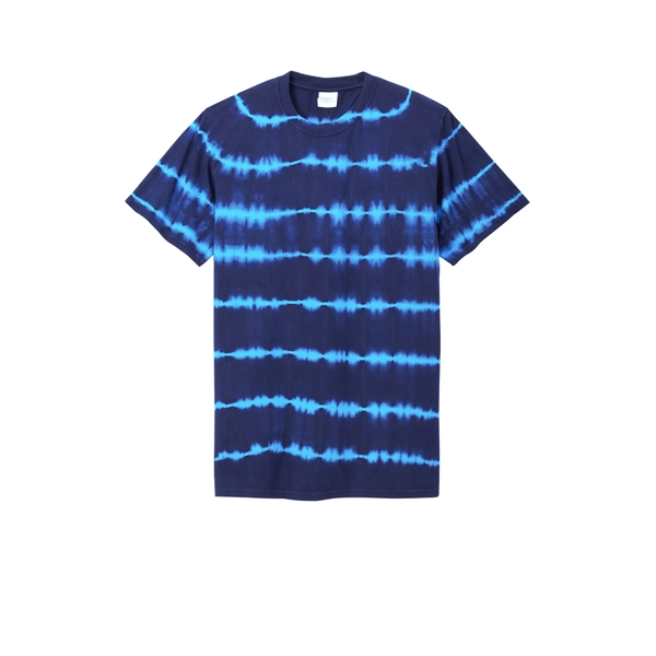 Port & Company Allover Stripe Tie-Dye Tee - Port & Company Allover Stripe Tie-Dye Tee - Image 12 of 29