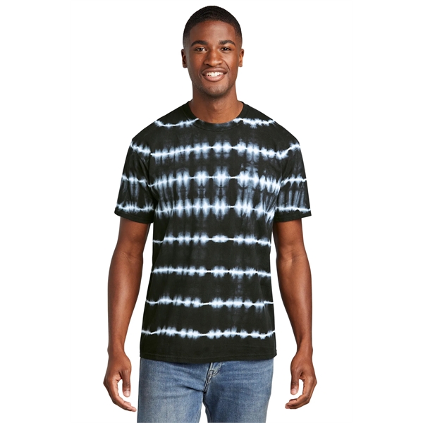 Port & Company Allover Stripe Tie-Dye Tee - Port & Company Allover Stripe Tie-Dye Tee - Image 15 of 29