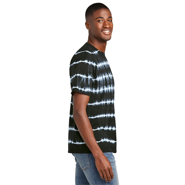 Port & Company Allover Stripe Tie-Dye Tee - Port & Company Allover Stripe Tie-Dye Tee - Image 17 of 29