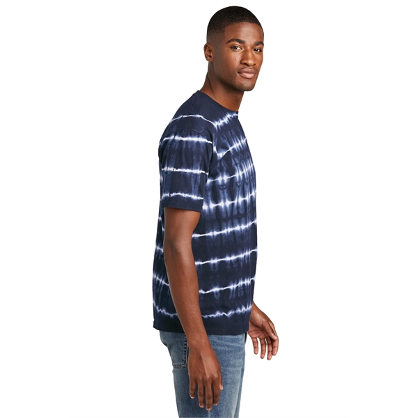 Port & Company Allover Stripe Tie-Dye Tee - Port & Company Allover Stripe Tie-Dye Tee - Image 22 of 29