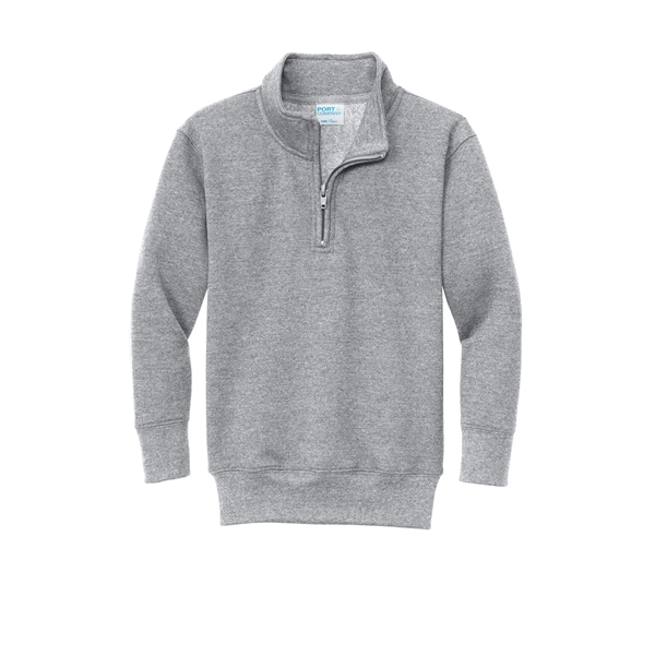 Port & Company Youth Core Fleece 1/4-Zip Pullover Sweatshirt - Port & Company Youth Core Fleece 1/4-Zip Pullover Sweatshirt - Image 3 of 34