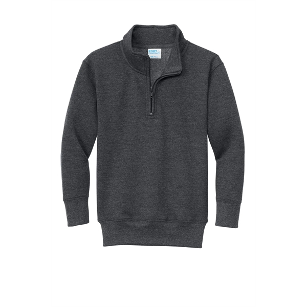 Port & Company Youth Core Fleece 1/4-Zip Pullover Sweatshirt - Port & Company Youth Core Fleece 1/4-Zip Pullover Sweatshirt - Image 12 of 34