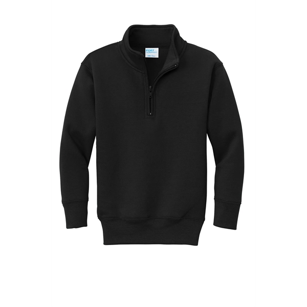 Port & Company Youth Core Fleece 1/4-Zip Pullover Sweatshirt - Port & Company Youth Core Fleece 1/4-Zip Pullover Sweatshirt - Image 17 of 34