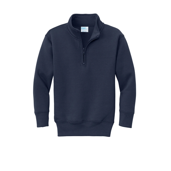 Port & Company Youth Core Fleece 1/4-Zip Pullover Sweatshirt - Port & Company Youth Core Fleece 1/4-Zip Pullover Sweatshirt - Image 22 of 34