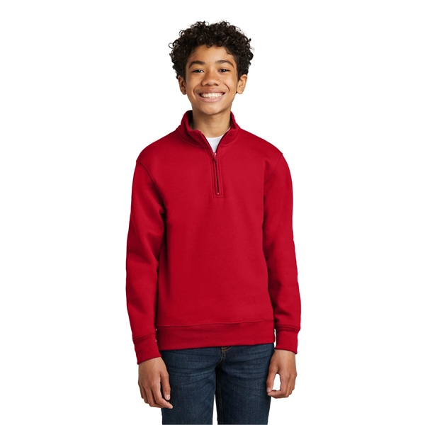 Port & Company Youth Core Fleece 1/4-Zip Pullover Sweatshirt - Port & Company Youth Core Fleece 1/4-Zip Pullover Sweatshirt - Image 24 of 34