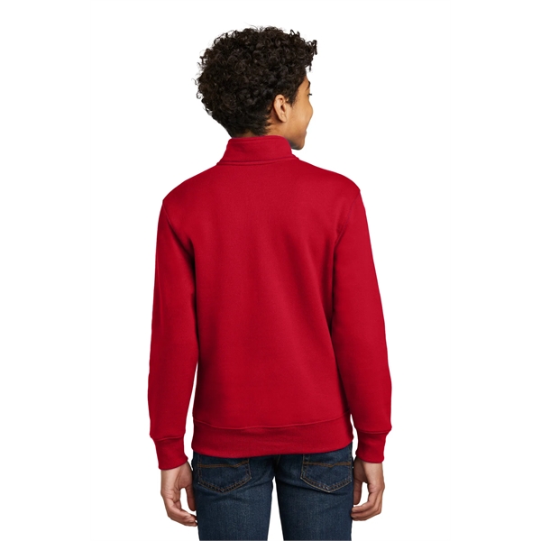 Port & Company Youth Core Fleece 1/4-Zip Pullover Sweatshirt - Port & Company Youth Core Fleece 1/4-Zip Pullover Sweatshirt - Image 25 of 34