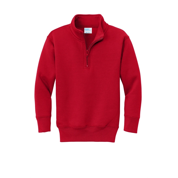 Port & Company Youth Core Fleece 1/4-Zip Pullover Sweatshirt - Port & Company Youth Core Fleece 1/4-Zip Pullover Sweatshirt - Image 27 of 34