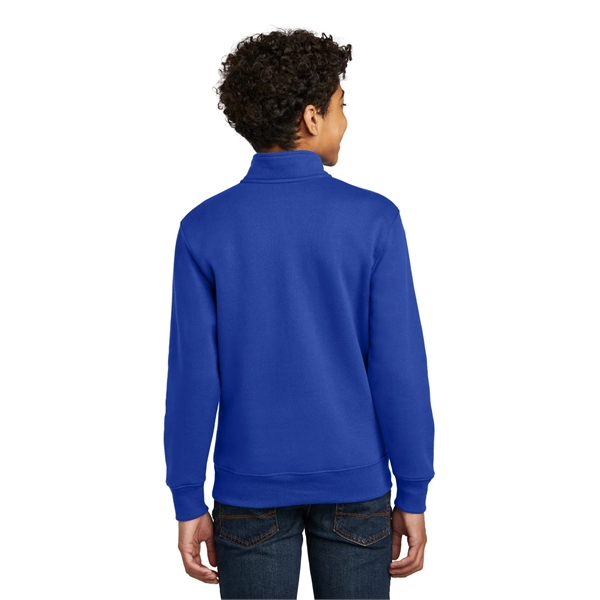 Port & Company Youth Core Fleece 1/4-Zip Pullover Sweatshirt - Port & Company Youth Core Fleece 1/4-Zip Pullover Sweatshirt - Image 30 of 34