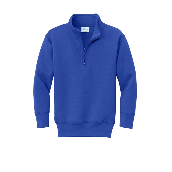 Port & Company Youth Core Fleece 1/4-Zip Pullover Sweatshirt - Port & Company Youth Core Fleece 1/4-Zip Pullover Sweatshirt - Image 32 of 34