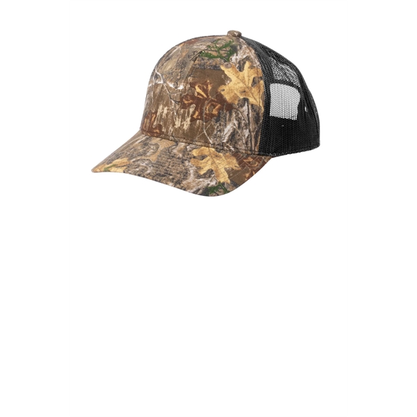 Russell Outdoors Camo Snapback Trucker Cap - Russell Outdoors Camo Snapback Trucker Cap - Image 8 of 13